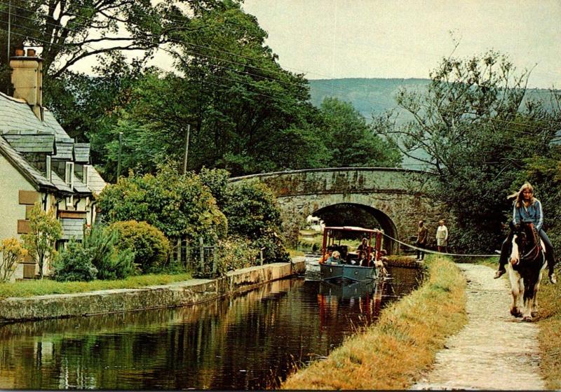 Wales Llangollen Canal Horse Drawn Barge