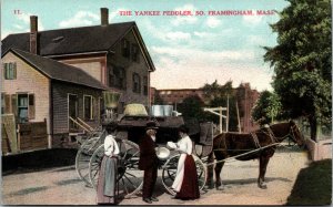 Vtg 1910s The Yankee Peddler South Framingham Massachusetts MA Postcard
