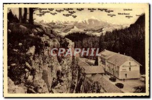 Modern Postcard Sickle L & # 39Hotel From The Crown And The Mont Blanc