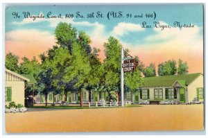 c1940 Ye Wayside Court Exterior View Building Las Vegas Nevada Vintage Postcard