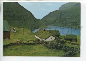 441995 Denmark Faroe Islands Excellent sport fishing place Old postcard