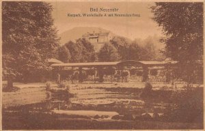 BAD NEUNAHR GERMANY~KURPARK-ALLEE mit MUSIKPAVILLON~KARL RUD PHOTO POSTCARD