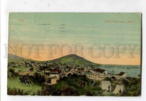 415856 USA San Francisco in 1849 Vintage postcard