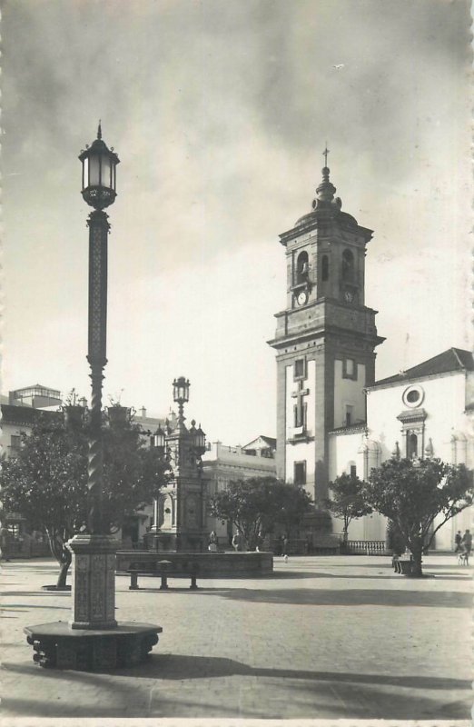 Postcard Europe Spain Algeciras Cadiz Iglesia de Ntra 1932