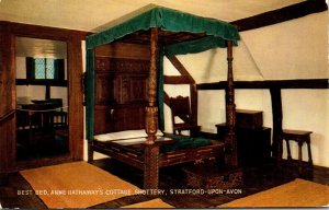 England Stratford Upon Avon Anne Hathaway's Cottage The Bedroom