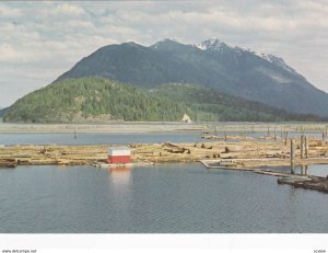 VANCOUVER ISLAND, British Columbia, Canada, 1950-70s; Logging Booms & Mt. Kusam