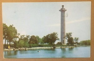 VINTAGE 1961 USED  POSTCARD PERRY MONUMENT OHIO