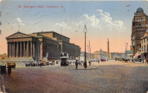 uk48287 st georges hall liverpool  uk tramway