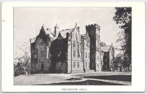 Ascension Hall Kenyon College Gambier Ohio Early 1900s Postcard