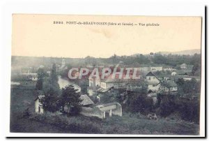 Bridge Beauvoisin Old Postcard General view