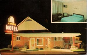 Postcard Multiple Views of Capitol Motel in South Bend, Indiana