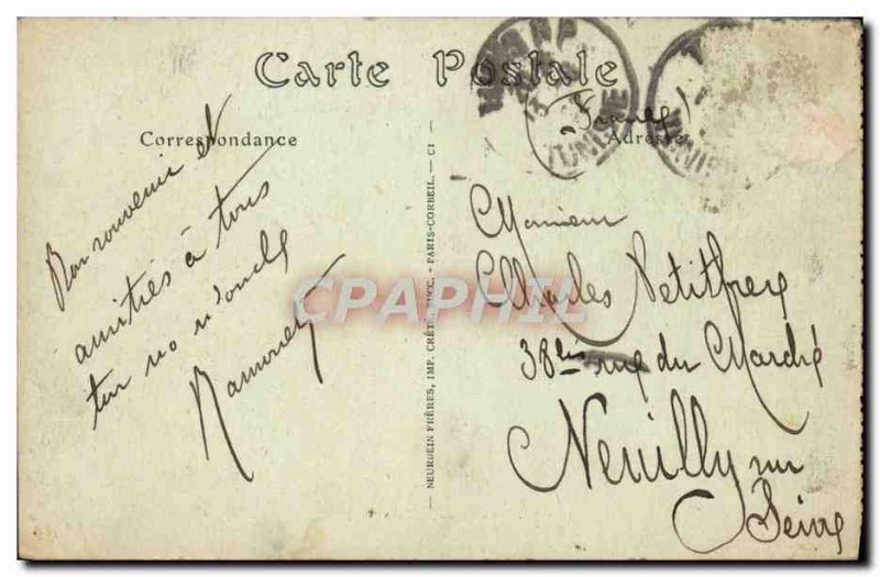 Old Postcard Tunis Bardo The Mosque