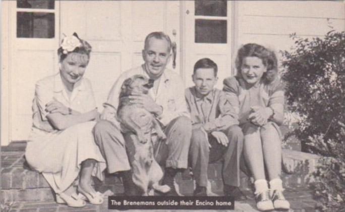 Tom Brennan and Family At Their Encino Home Brennan's Breakfast In Hollywood