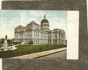 IN INDIANAPOLIS c1907 STATE HOUSE und/b  Postcard