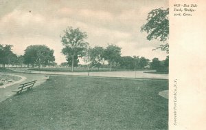 Vintage Postcard 1900's Sea Side Park Bridge Port Connecticut CT