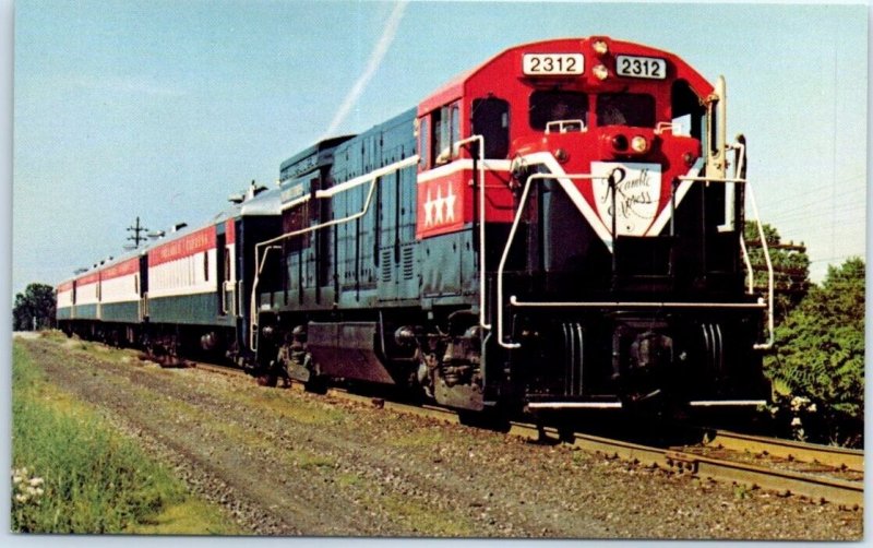 Postcard - Delaware & Hudson Railway Company's Preamble Express Unit Number 2312