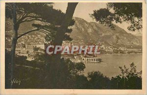 Old Postcard Monte Carlo Alpes Maritimes General view taken in Monaco