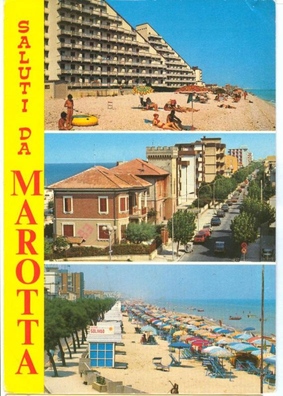 Italy, Saluti da MAROTTA, used Postcard