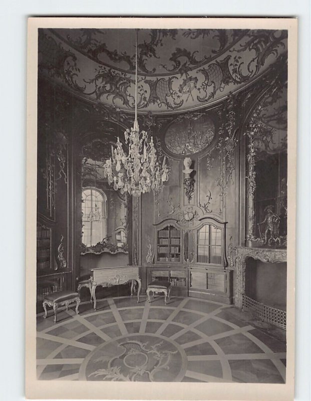 Postcard Bibliothek Schloss Sanssouci Potsdam Germany