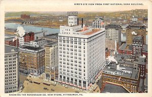 Bird's Eye View from First National Bank Building Pittsburgh, Pennsylvania PA s 