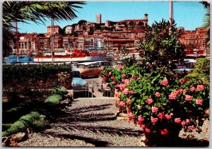 Au Soleil De La Cote D 'Azur Cannes Un Coin Pittoresque Du Port France Postcard