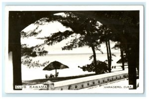 Early Club Kawama Varadero Cuba Real Photo RPPC Postcard (A13)