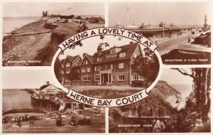 Real Photo Multiview Herne Bay Court Kent Postcard