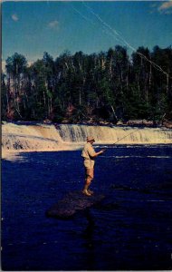 Salmon Fishing On Humble River Newfoundland Canada