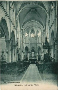 CPA FRUGES IntÃ©rieur de l'Ãglise (979561)