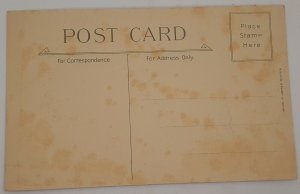 Postcard Christmas - heavy emboss  RMS postmark Concord NH Penacook Station