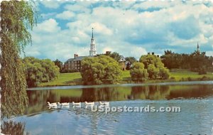 Across Johnson Pond at Colby College - Waterville, Maine ME  