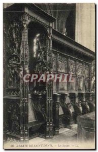 Postcard Abbey of Saint Denis The Stalls