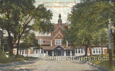 Union Passenger Station, Cedar Rapids, IA, Iowa, USA Train Railroad Station D...