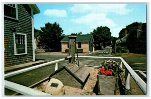 c1950's Pump Square Deep Well Sconset Nantucket Massachusetts MA Postcard