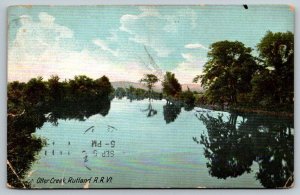 Otter Creek  Rutland Railroad  Vermont   Postcard  1906