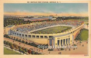 Buffalo Civic Stadium Buffalo, New York, NY, USA Stadium Postcard