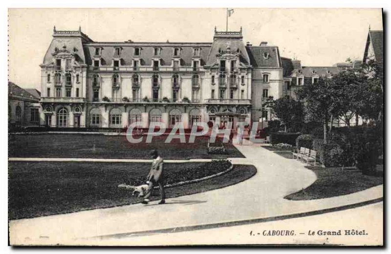 Old Postcard Cabourg Grand Hotel