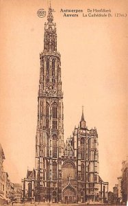 La Cathedrale Anvers Belgium Unused 