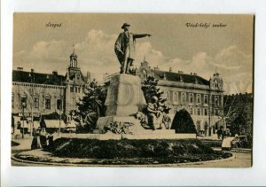 3151695 Hungary SZEGED Vasarhelyi szobor Monument Vintage PC