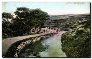 Postcard Old Greenock The Cut