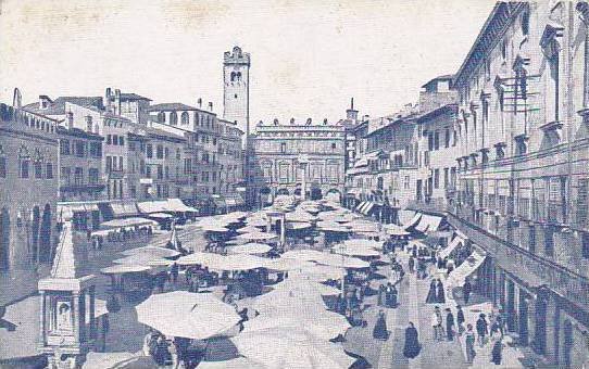 Italy Verona Piazza Erbe