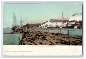 c1910 Water Front, Eureka California CA Edward Mitchell Unposted Postcard