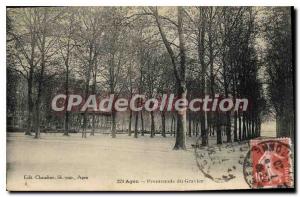 Old Postcard Agen Promenade Du Gravier