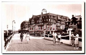 Old Postcard Trouville Queen of Beaches Boards Around The Hotel Flaubert