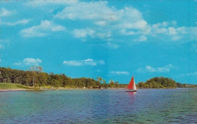 Canada Sailing On Grand Lake Bethel New Brunswick