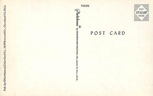 Major Turnpike Connections in Eastern United States Map Card, Chrome