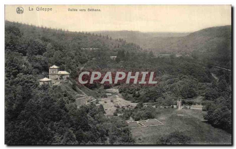 Old Postcard Gileppe La Vallee to Bethane