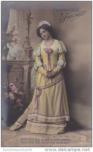 Trompeter von Saekkingen Beautiful German Girl Real Photo