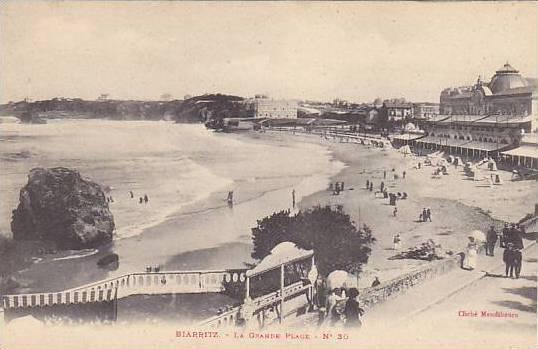 La Grande Plage Biarritz Pyrénées Atlantiques France