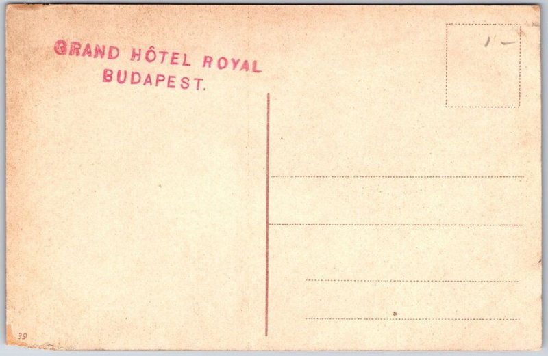 Budapest Dunai Latkep Kiralyi Varral - Donauansicht Mit Konigl Burg Postcard